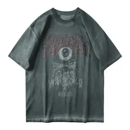 Other 90s Evil Eye Oversized Printed Vintage T Shirt Size US M / EU 48-50 / 2 - 1 Thumbnail