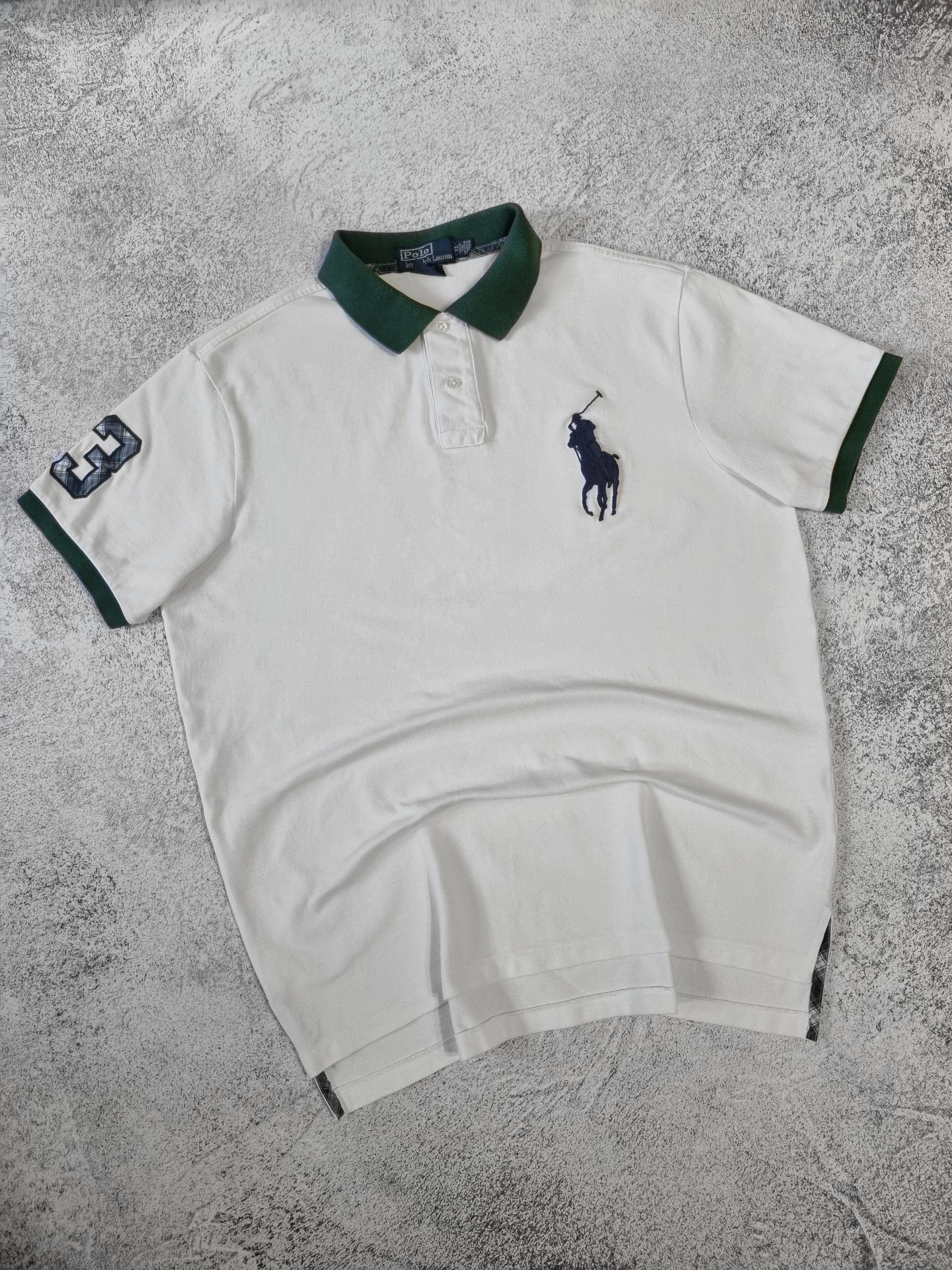 Polo Ralph Lauren Vintage Polo Ralph Lauren Big Pony Plaid 3 Polo T-Shirt Size US XL / EU 56 / 4 - 2 Thumbnail