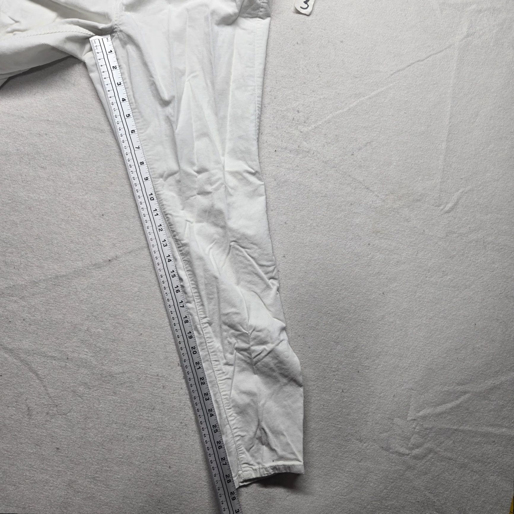 Vintage Crown & Ivy White Ankle Jeans Stretch Casual Pants Adult Women's Size 16 Pants White Stretch Casual 16 Womens Size 38" / US 16 / IT 52 - 6 Thumbnail