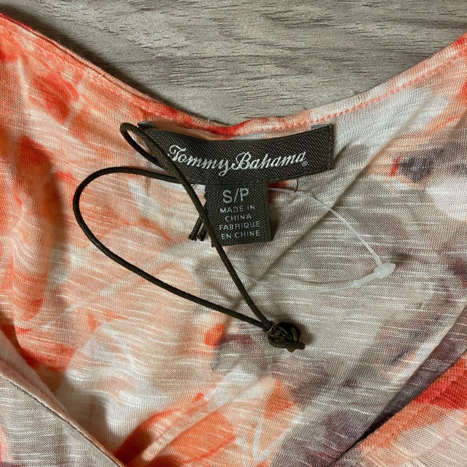 Tommy Bahama NWT Tommy Bahama Women's Floral Rayon Dress - Small Petite Size S / US 4 / IT 40 - 8 Thumbnail