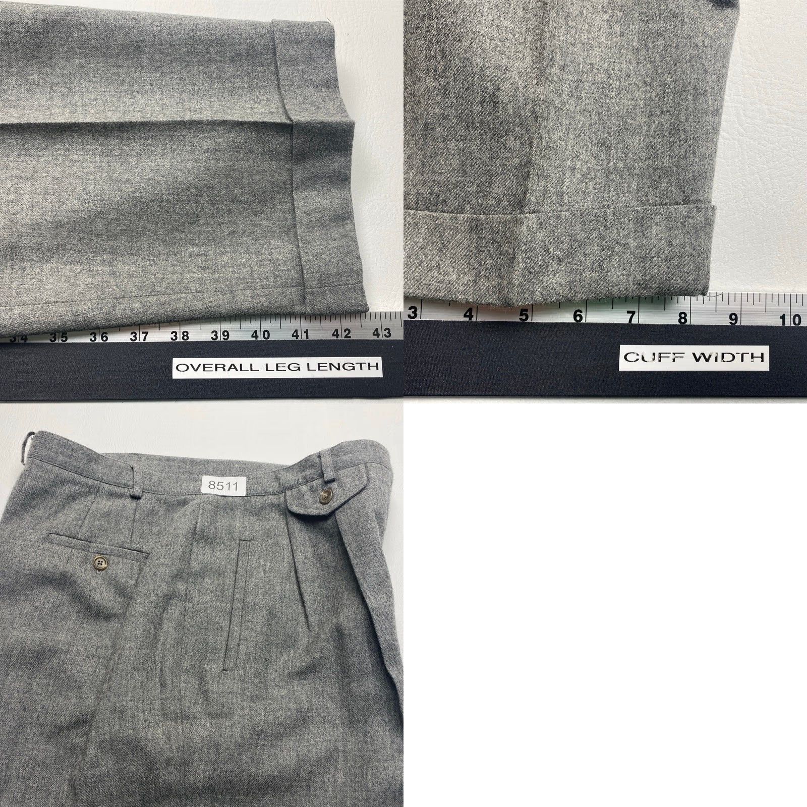 Ralph Lauren Lauren Ralph Lauren 100% Worsted Wool Dress Pants Women's 14 Lined Straight Leg Size 36" / US 14 / IT 50 - 9 Thumbnail