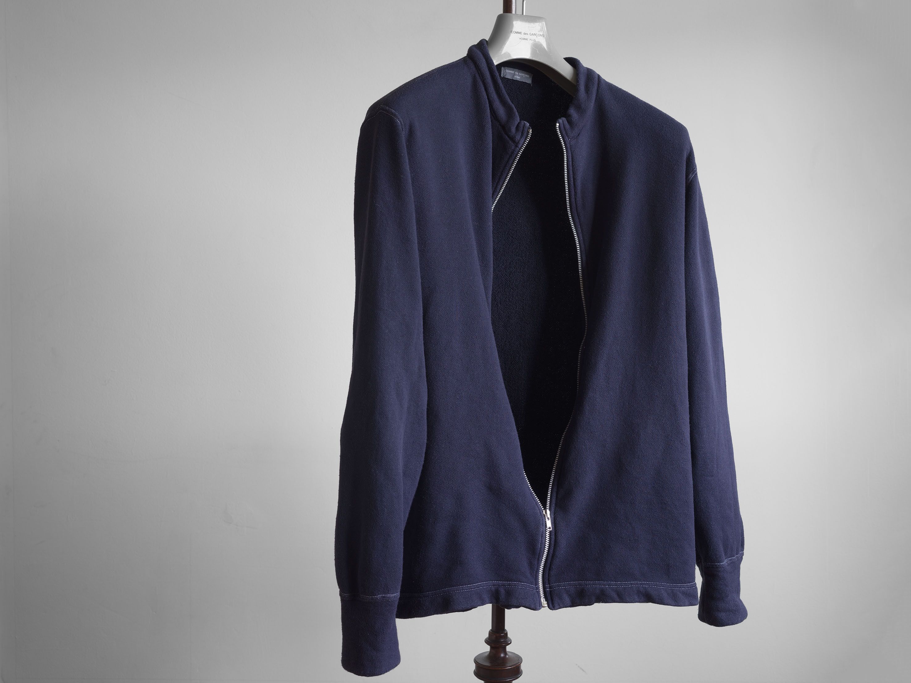 Comme des Garcons Homme AD1999 COMME des GARÇONS HOMME OVERDYED ZIP SWEATSHIRT Size US M / EU 48-50 / 2 - 4 Thumbnail