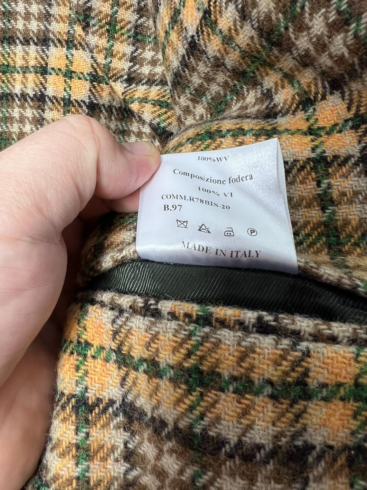 Doppiaa Rare Doppiiaa Aabenzio Tweed Checkered Blazer Jacket Size US M / EU 48-50 / 2 - 21 Thumbnail