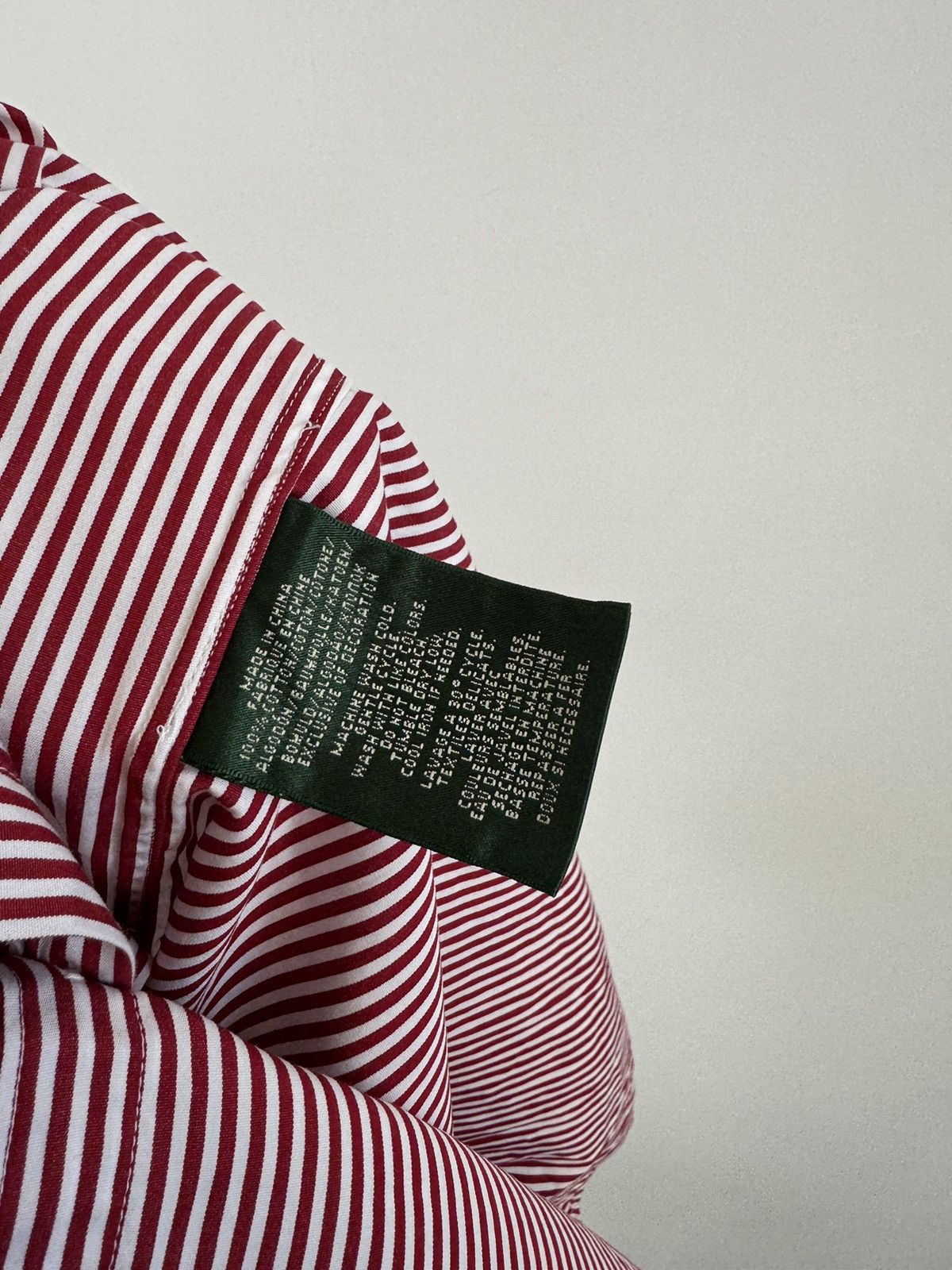 Lauren Ralph Lauren × Vintage Vintage Lauren Ralph Lauren Striped Long Sleeve Shirt Size XS / US 0-2 / IT 36-38 - 4 Thumbnail
