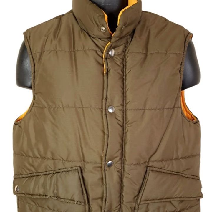 Vintage VINTAGE Trail Wise Berkeley Puffer Vest Mens Size Small Brown 80s Made In USA Trail Wise Berkeley Puffer Vest Mens Size Small Brown 80s Made In USA Size US S / EU 44-46 / 1 - 2 Thumbnail
