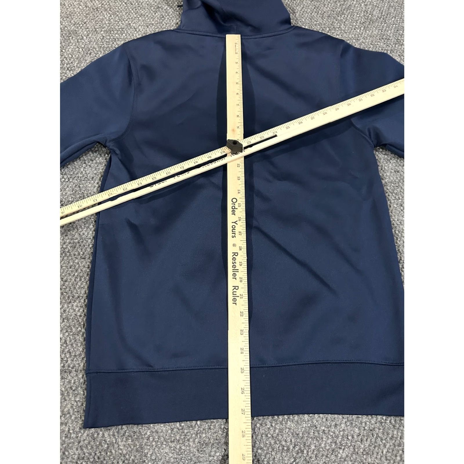 Vintage Diamond Hoodie Mens M Blue Pullover Zip Kangaroo Pocket Streetwear Skate Size US M / EU 48-50 / 2 - 7 Thumbnail