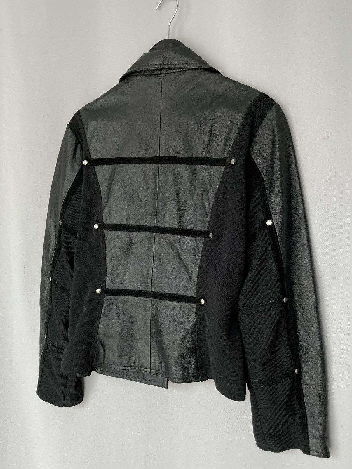 Other Vintage Fireman Leather Biker Style Jacket Archive Opium Size XL / US 12-14 / IT 48-50 - 5 Thumbnail