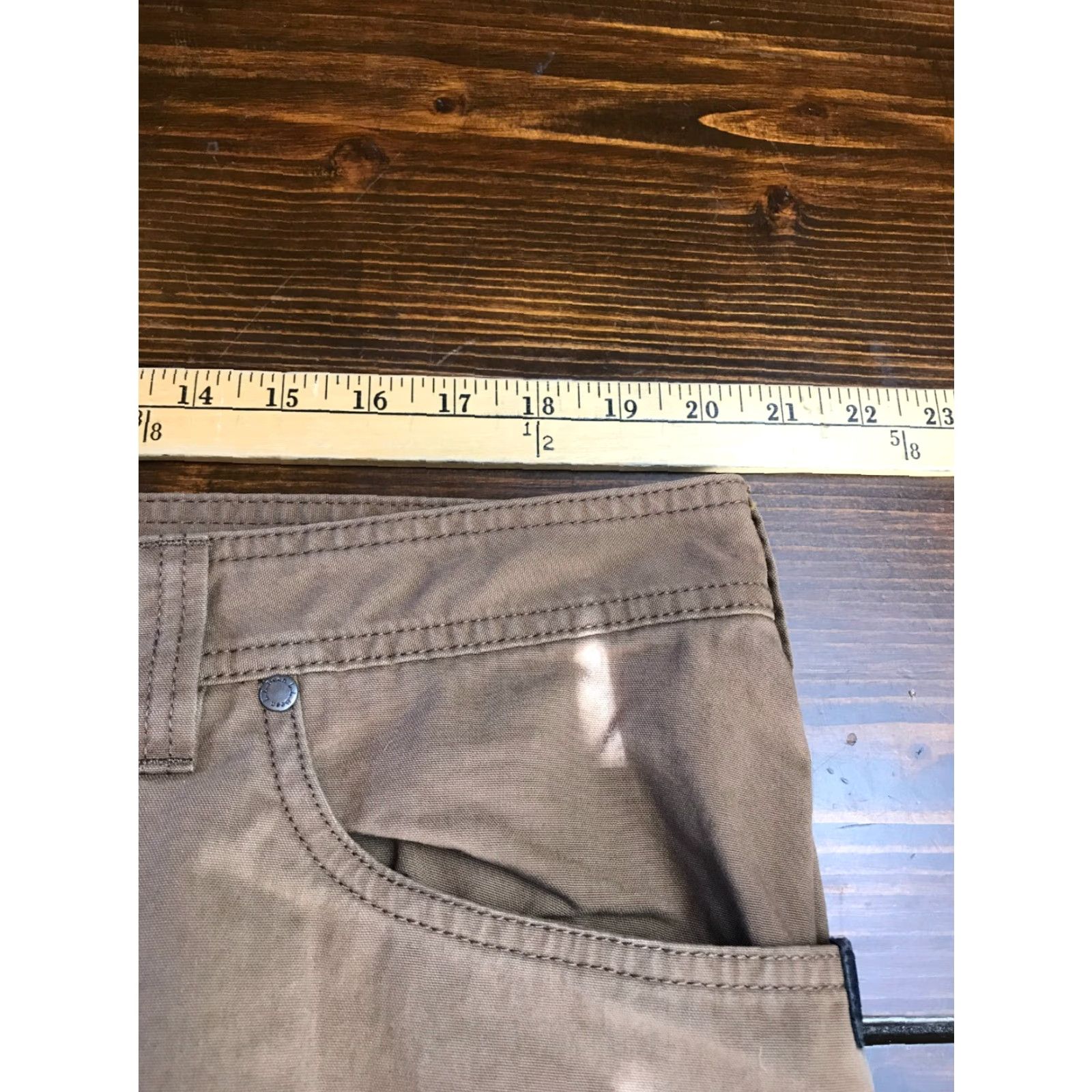 Vintage L.L. Bean Pants Women’s 40x30 Brown Insulated Work Pants Chino Casual 30in Inseam Regular Front Flat Vintage Ordered Womens Size 27" / US 4 / IT 40 - 3 Thumbnail