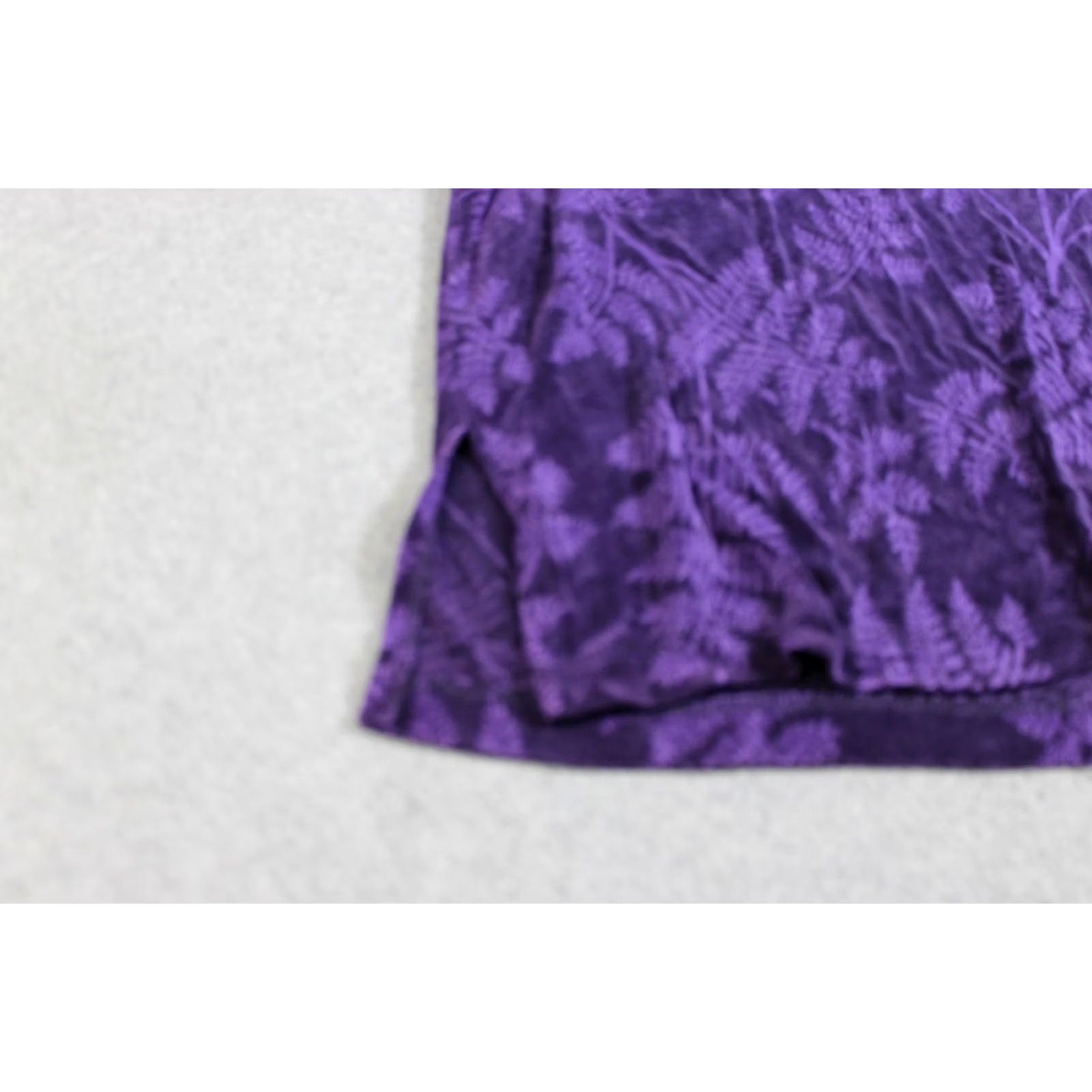 Coldwater Creek VINTAGE Coldwater Creek Shirt Pants Set Women L Purple Floral Acetate Velour Bohemian 2 Piece L Womens Size L / US 10 / IT 46 - 6 Thumbnail