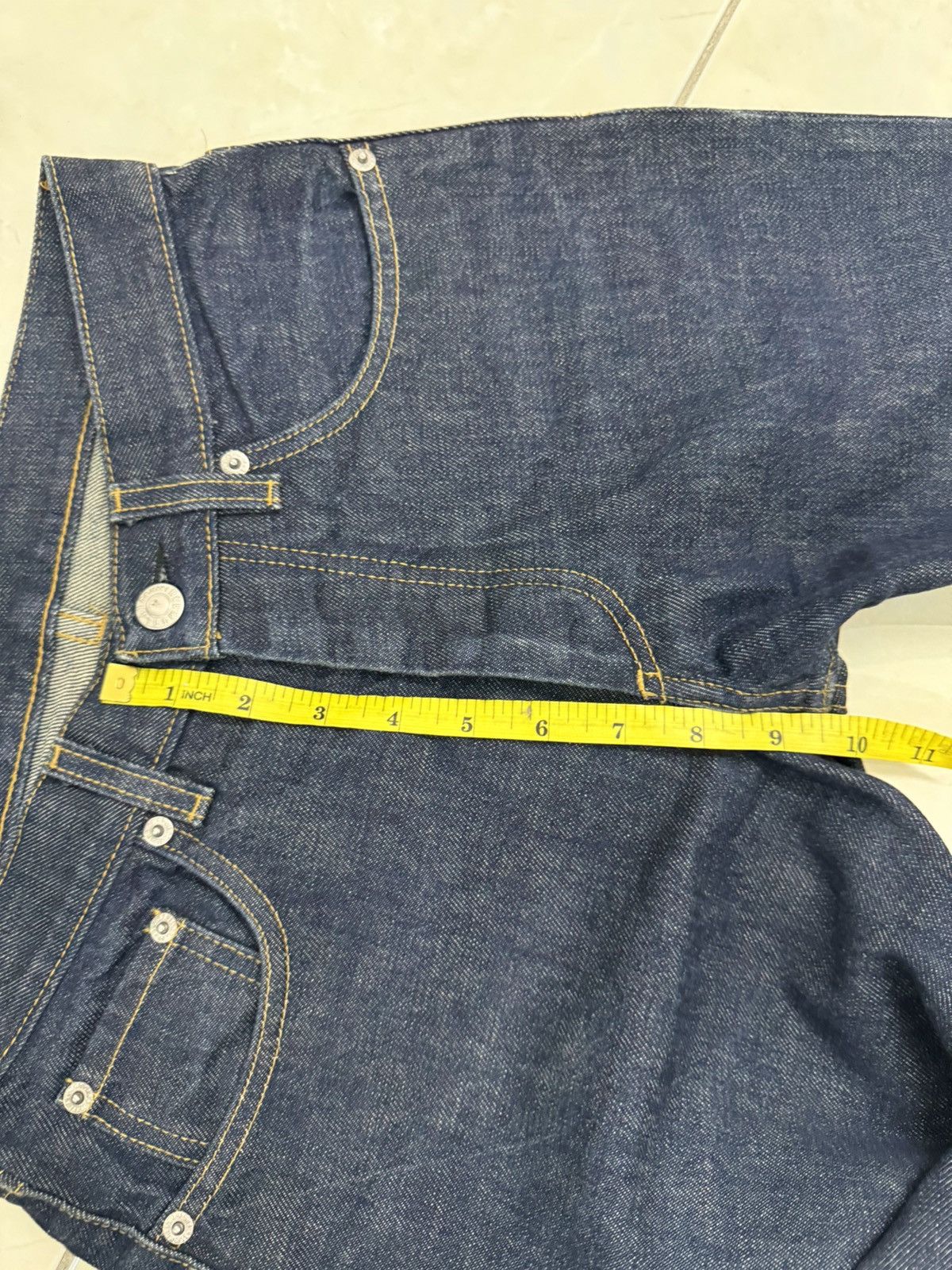 Helmut Lang Vtg Helmut Lang 1999 Indigo Blue Classic Cut Denim Jeans Size US 27 - 10 Thumbnail