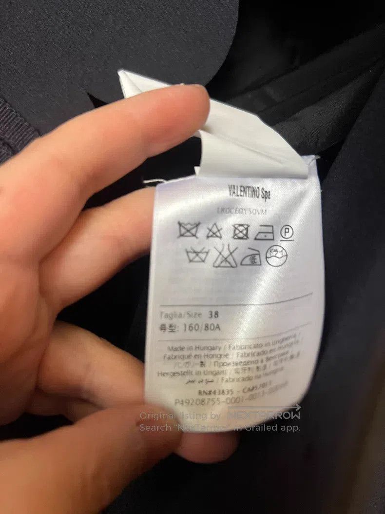 Valentino Valentino Black wavy cape coat Size XS / US 0-2 / IT 36-38 - 6 Thumbnail