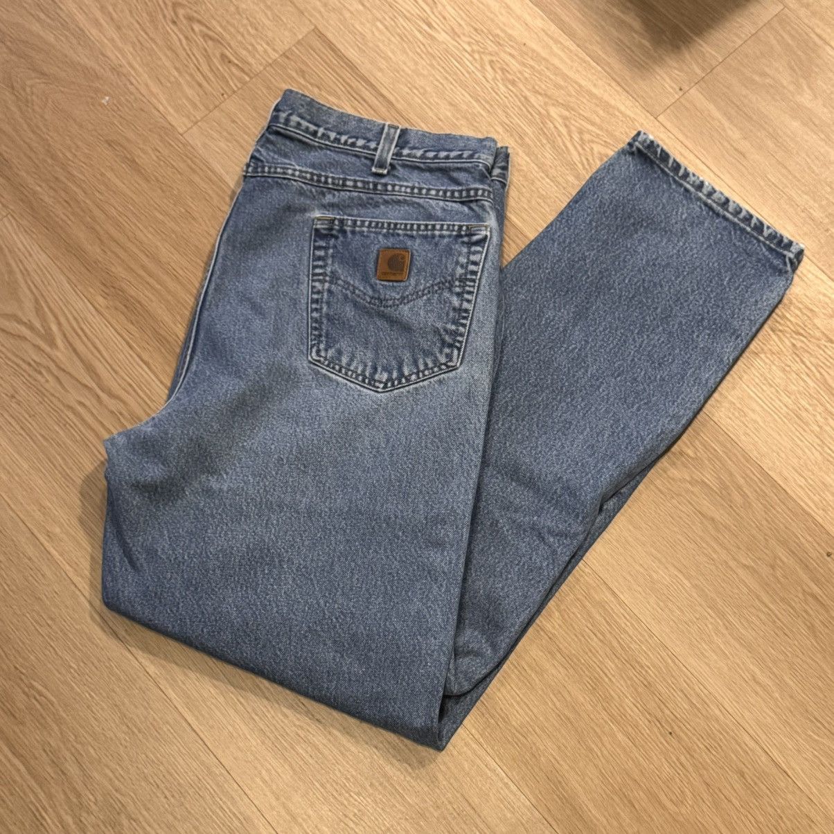 Carhartt Vintage carhartt basic blue baggy jeans Size US 38 / EU 54 - 3 Thumbnail