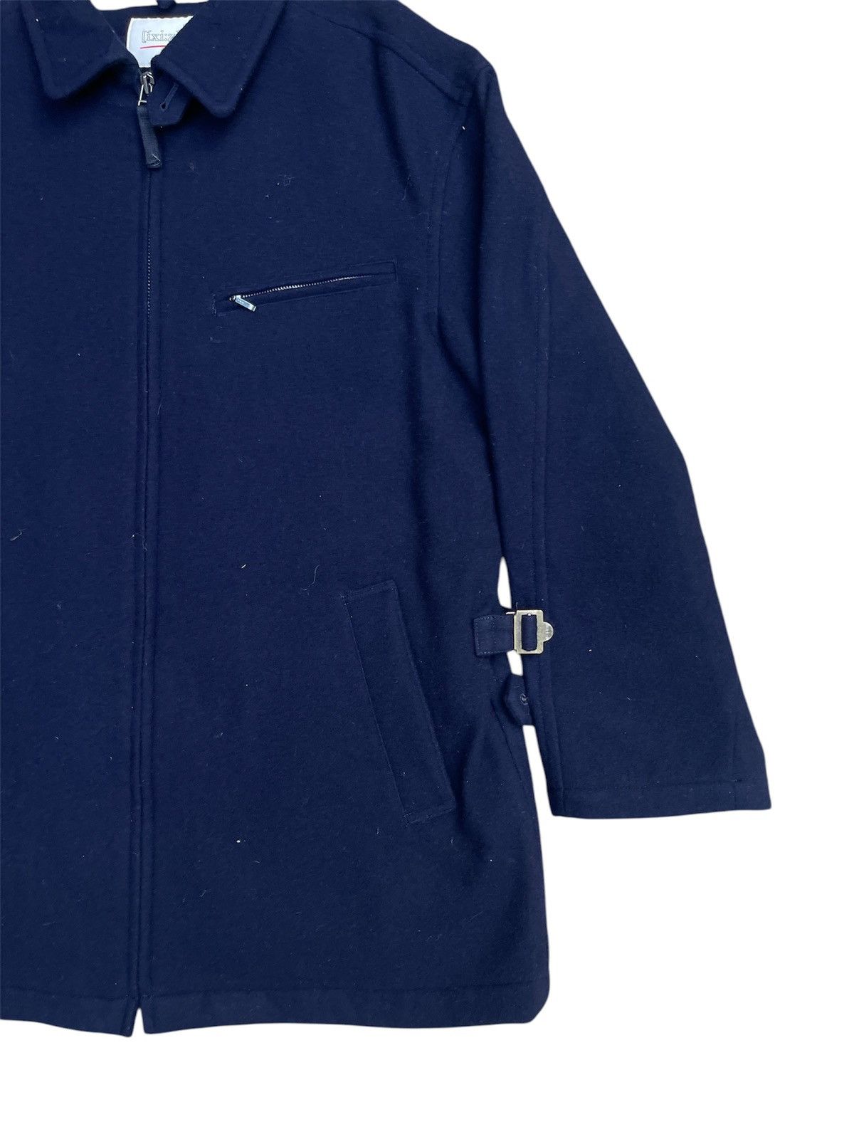 Issey Miyake × Japanese Brand × Vintage Japanese Ixi:z Wool Zip Up Jacket Size US L / EU 52-54 / 3 - 6 Thumbnail
