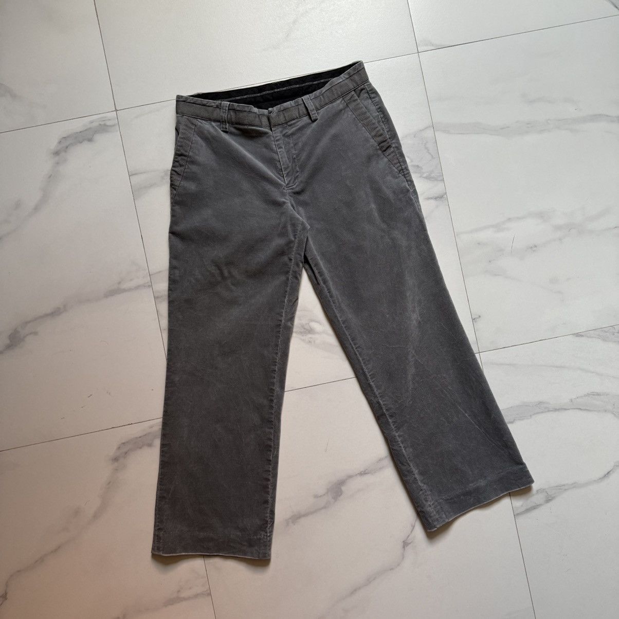 Armani Exchange Armani Exchange Silver Velvety Pants Size US 29 - 4 Thumbnail