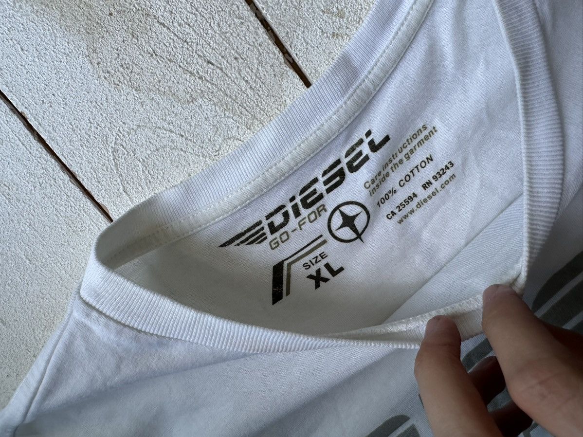 Diesel 🚨DIESEL AVANT GARDE ARCHIVE VINTAGE BIG LOGO T-SHIRT Y2K TEE Size US XL / EU 56 / 4 - 4 Thumbnail