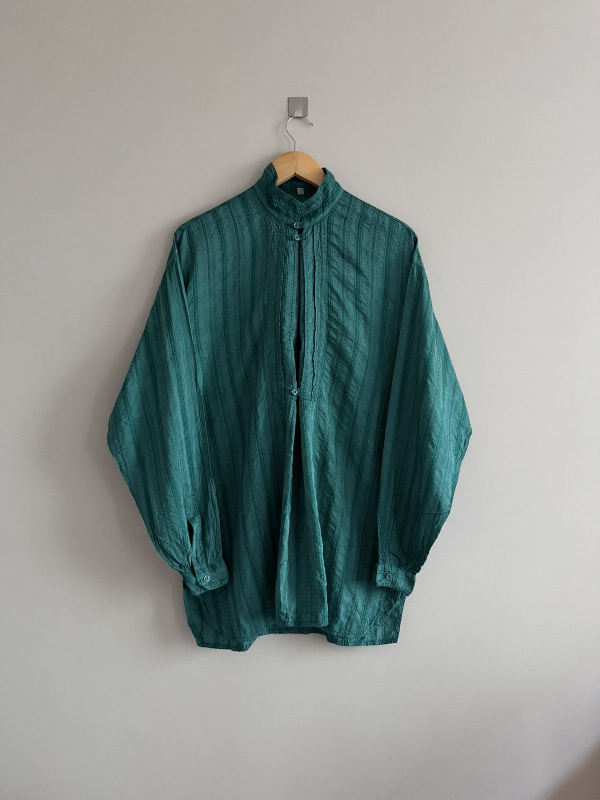 CLOSED × Marithe + Francois Girbaud Marithé François Girbaud Vintage Textured Shirt Italy Size US M / EU 48-50 / 2 - 1 Thumbnail