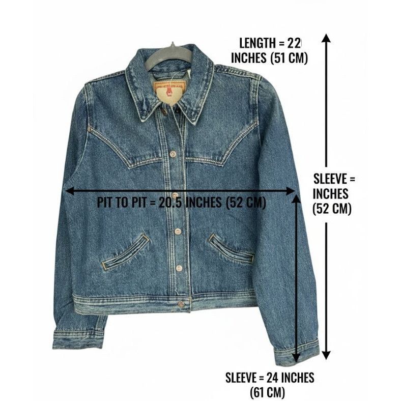 Levi's Vintage Denim Original Trucker Jacket Rhinestone Sz M Button Size M / US 6-8 / IT 42-44 - 2 Thumbnail