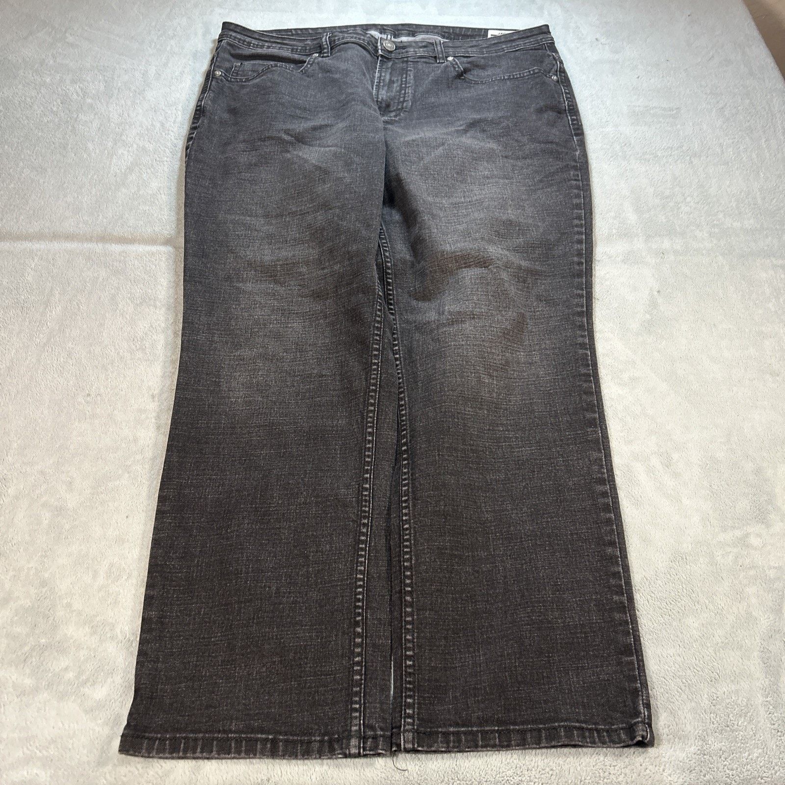 Buffalo David Bitton Loose Baggy Jeans 38x30 Hamilton Relaxed Black Straight Wide Size US 38 / EU 54 - 1 Thumbnail