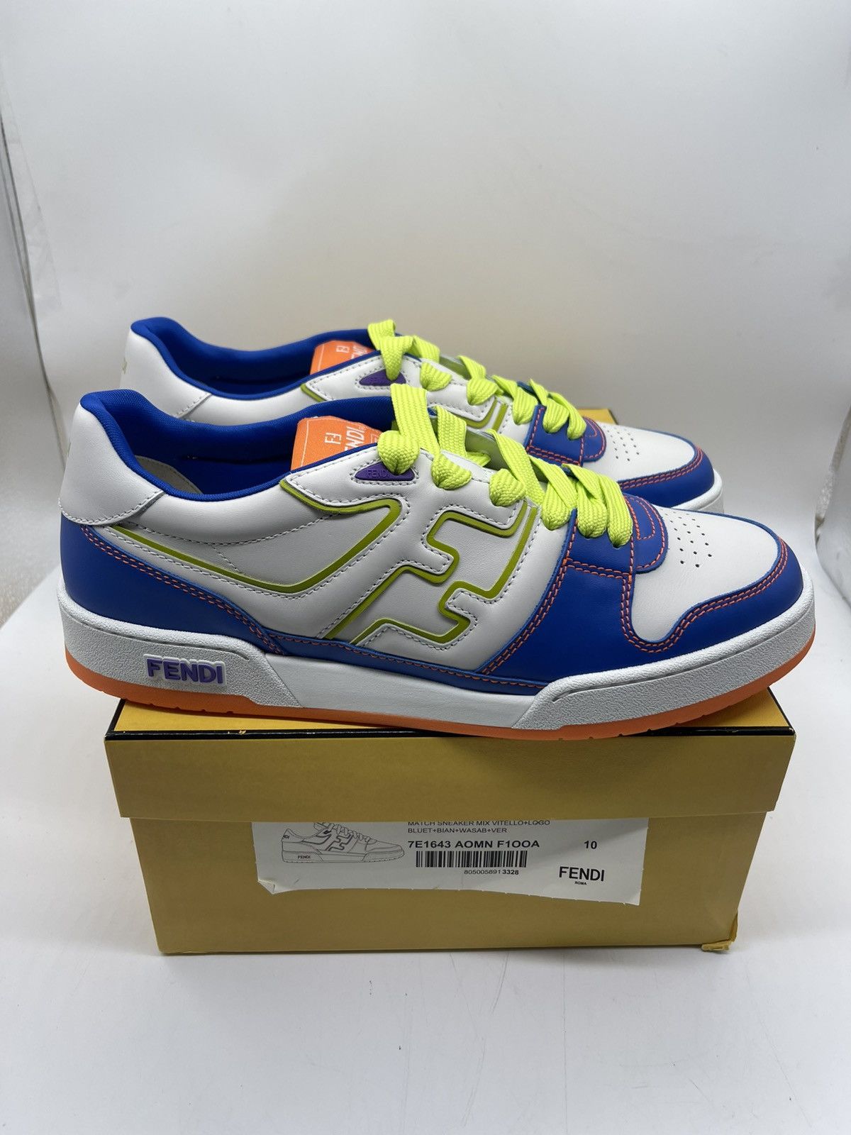 Fendi Fendi match sneakers size 42 fendi 8 Size US 9 / EU 42 - 1 Thumbnail