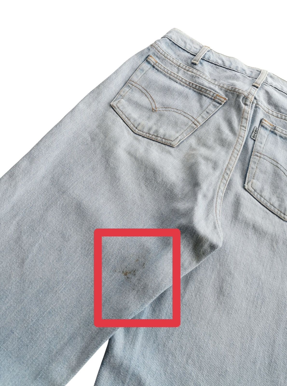 Levi's Vintage Levis Original Rivetted Faded Light Blue Jeans Size US 31 - 5 Thumbnail