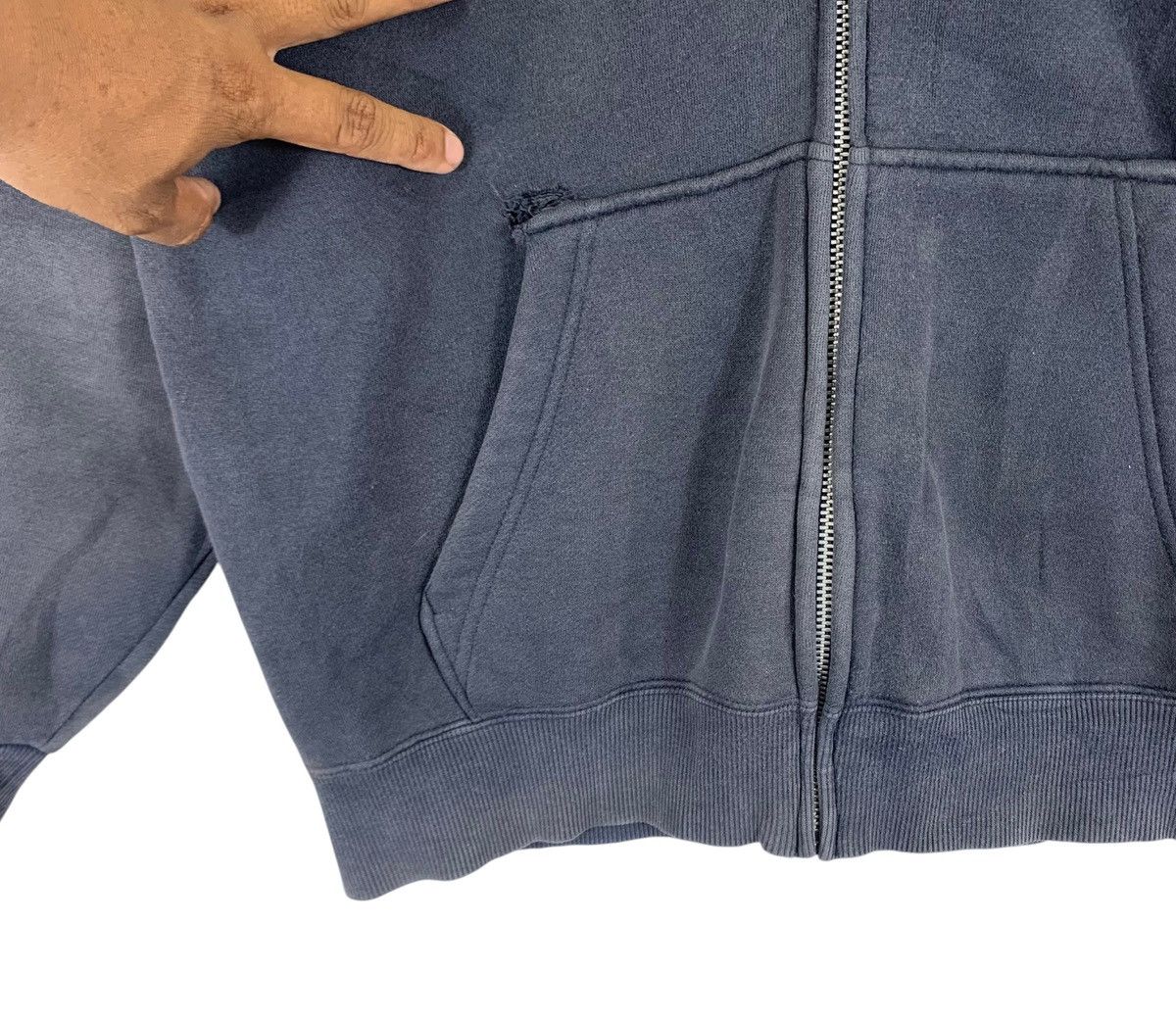 Vintage VINTAGE PIKO SURF HAWAII ZIPPER HOODIE SWEATER FADED Size US L / EU 52-54 / 3 - 8 Thumbnail