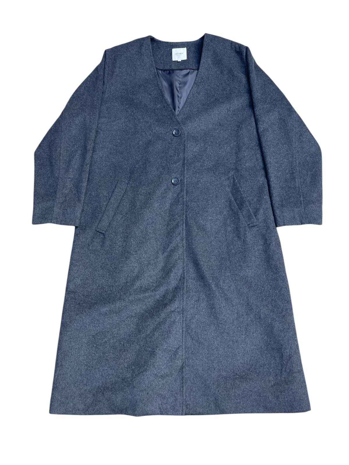 Beams Japan × Beams Plus × Japanese Brand Brand New Beams Heart Wool Long Coat Size M / US 6-8 / IT 42-44 - 1 Thumbnail