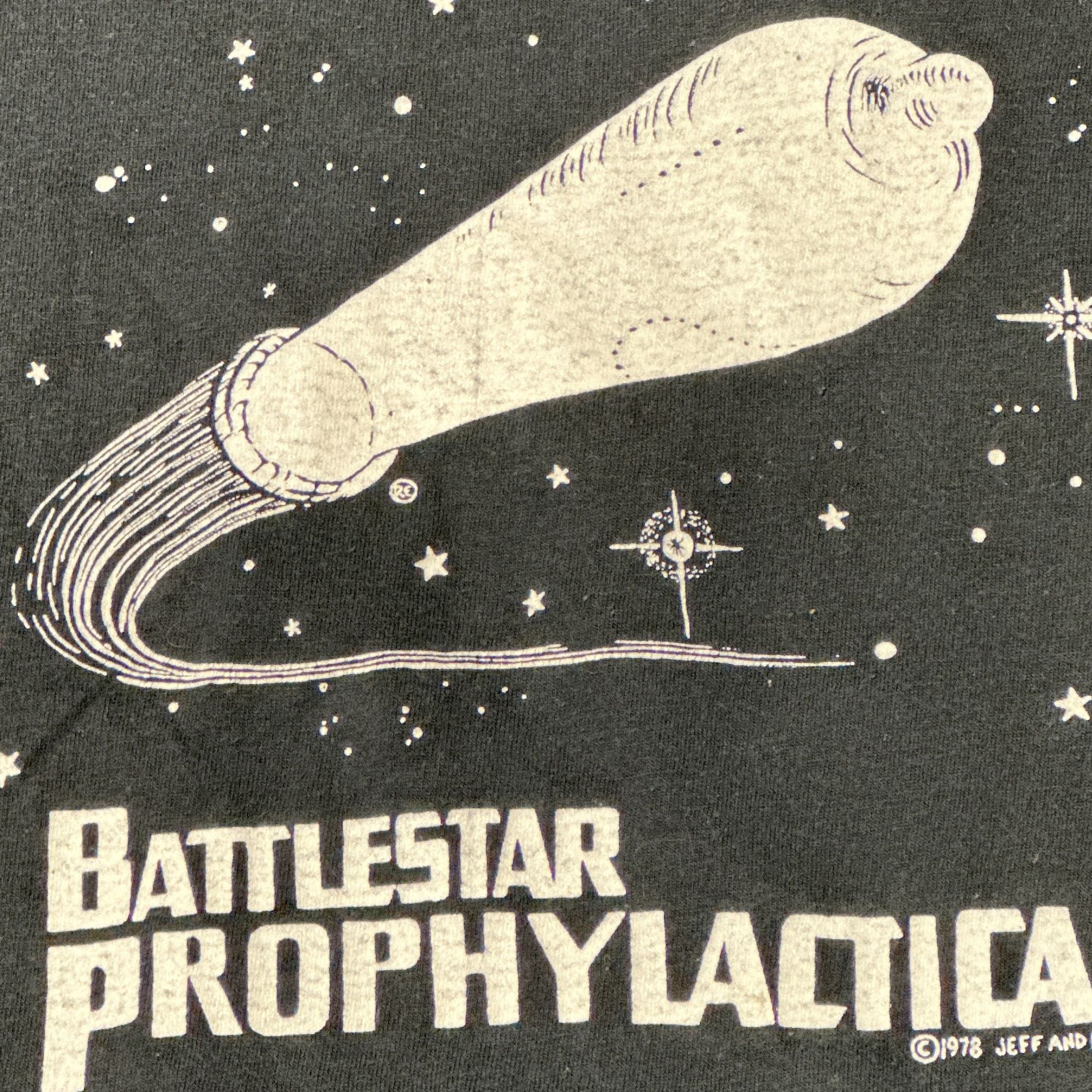 Hanes Vintage Hanes Battlestar Prophylactica Graphic T-Shirt Size XL Size US XL / EU 56 / 4 - 2 Thumbnail