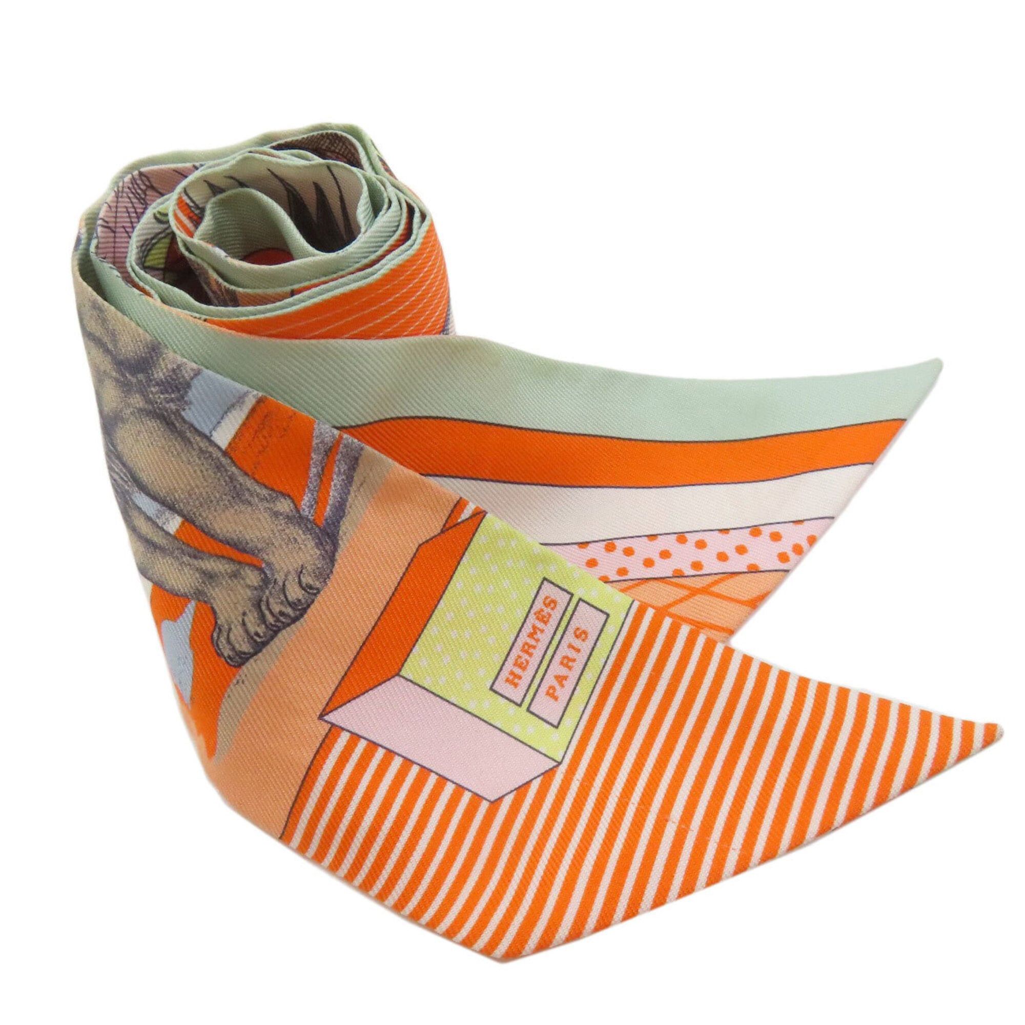 Hermes Hermes Twilly Scarf Muffler Silk Women's HERMES Size ONE SIZE - 1 Thumbnail