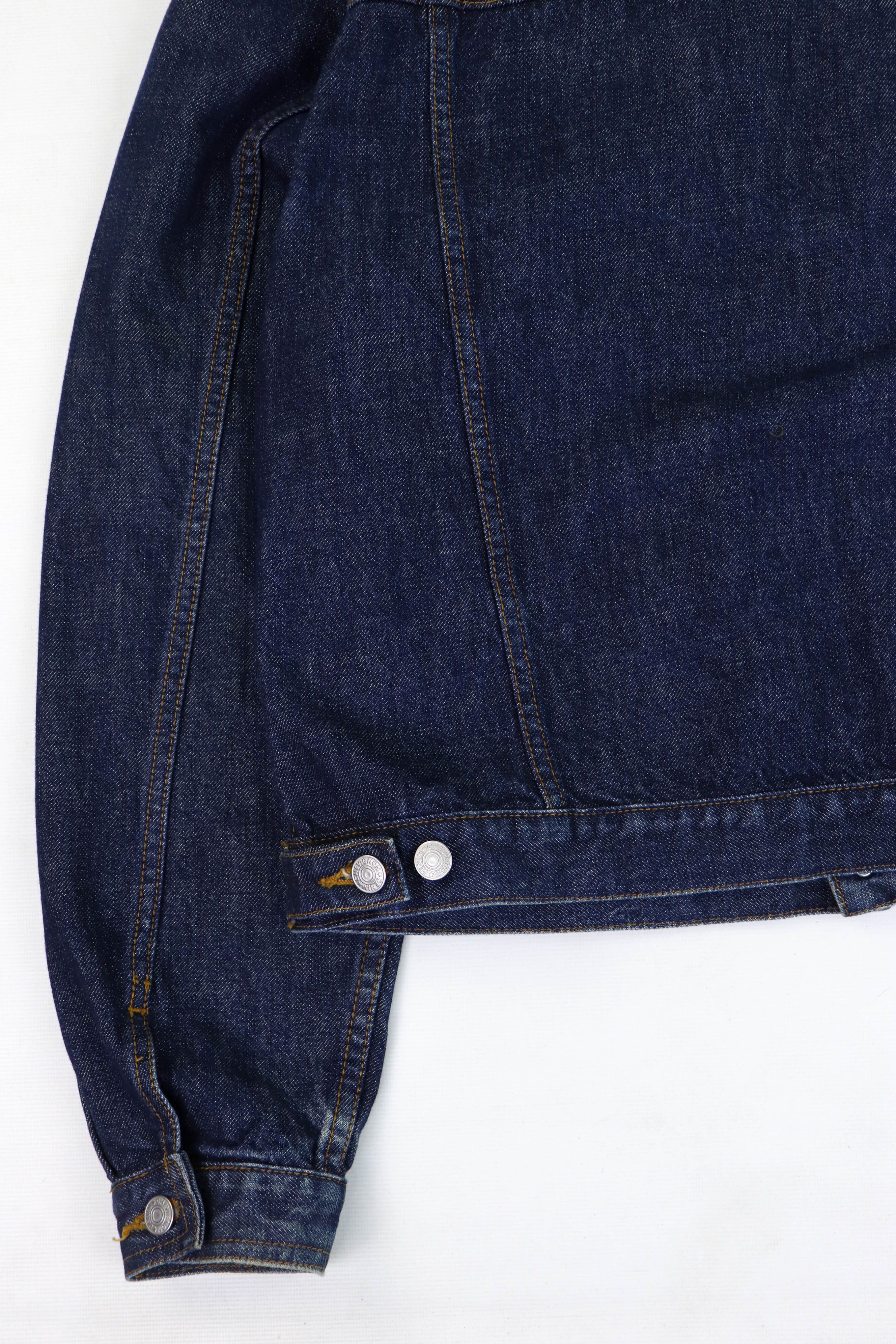 Chevignon CHEVIGNON Vintage Bartack Nippon 14 Indigo Blue Denim Jacket Size US L / EU 52-54 / 3 - 11 Thumbnail