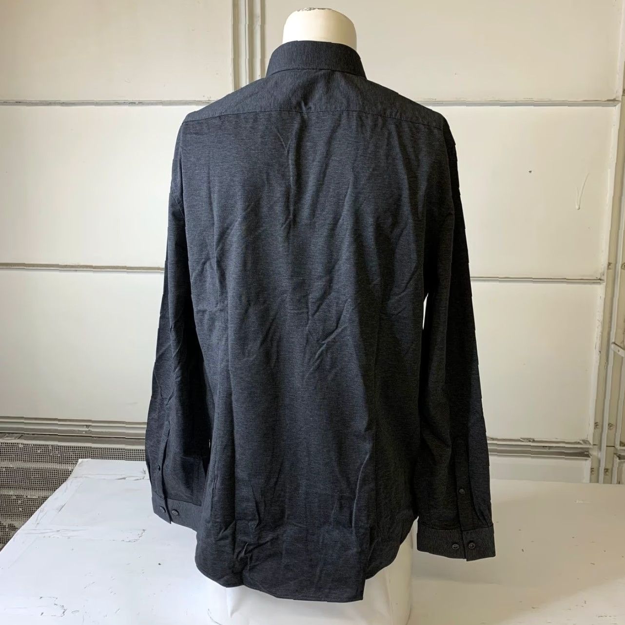 dress shirt french Non-Iron Cotton Pinpoint Solid Snap Tab Collar French Cuff Dress Shirt
