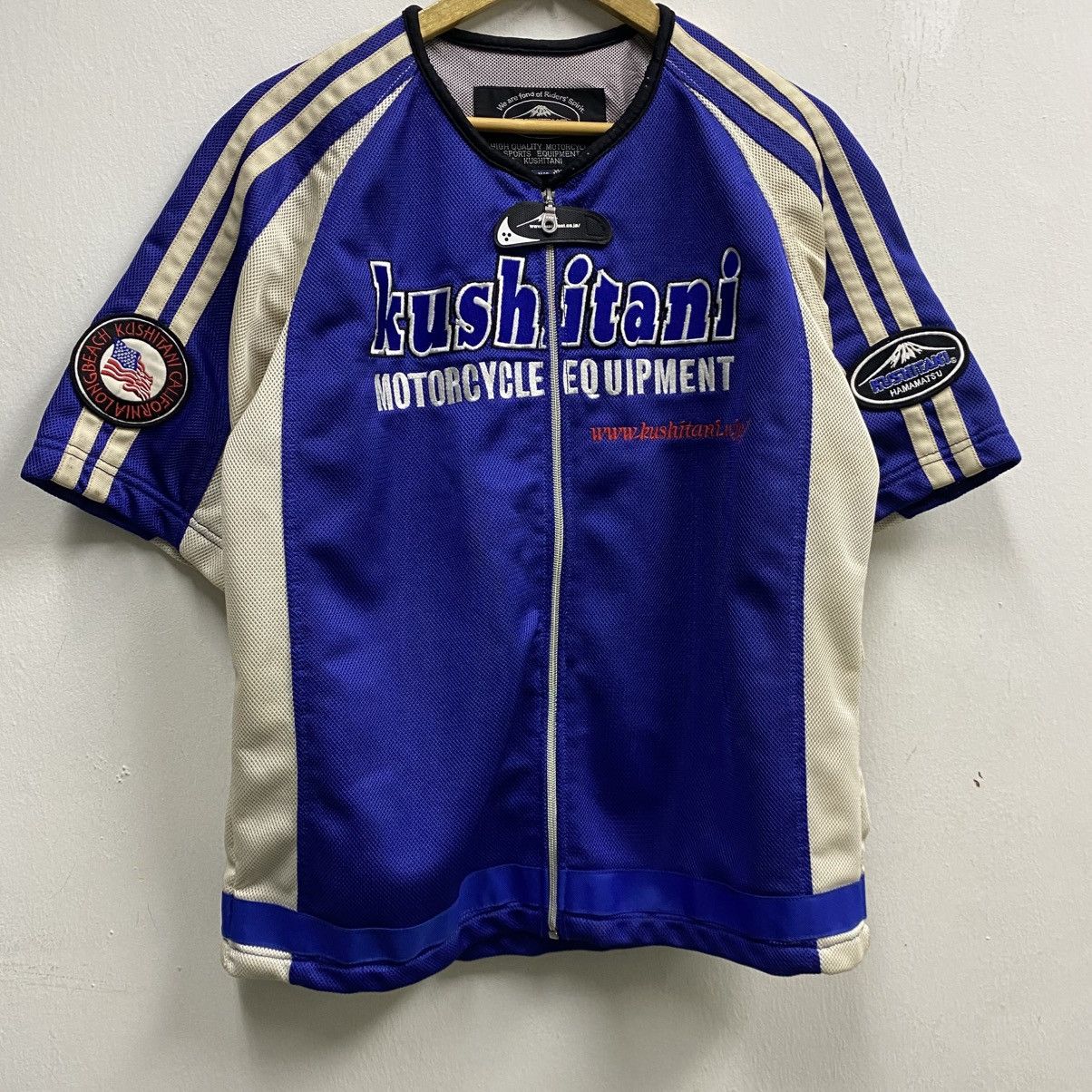 Japanese Brand × Sports Specialties Vintage 2002 Kushitani California Biker Mesh Riding Jackets Size US XL / EU 56 / 4 - 5 Thumbnail