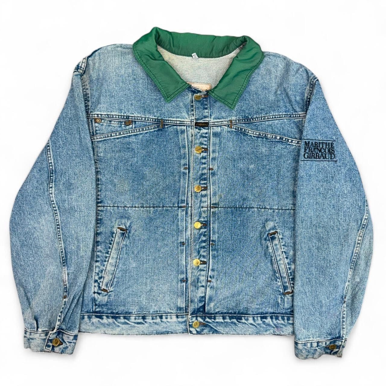 VTG Marithé + Francois Girbaud custom denim jacket size XL