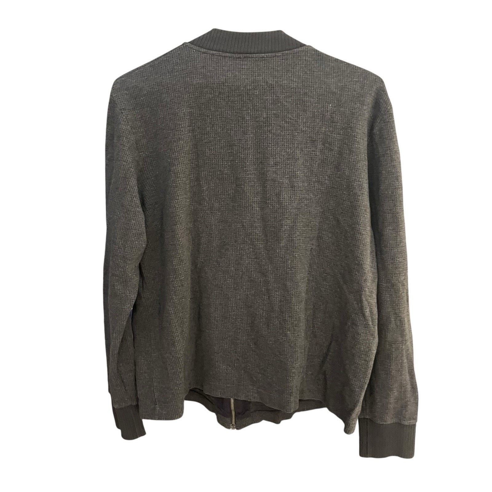 Hanro Hanro men's XL gray full zip long sleeve sweater Size US XL / EU 56 / 4 - 2 Thumbnail