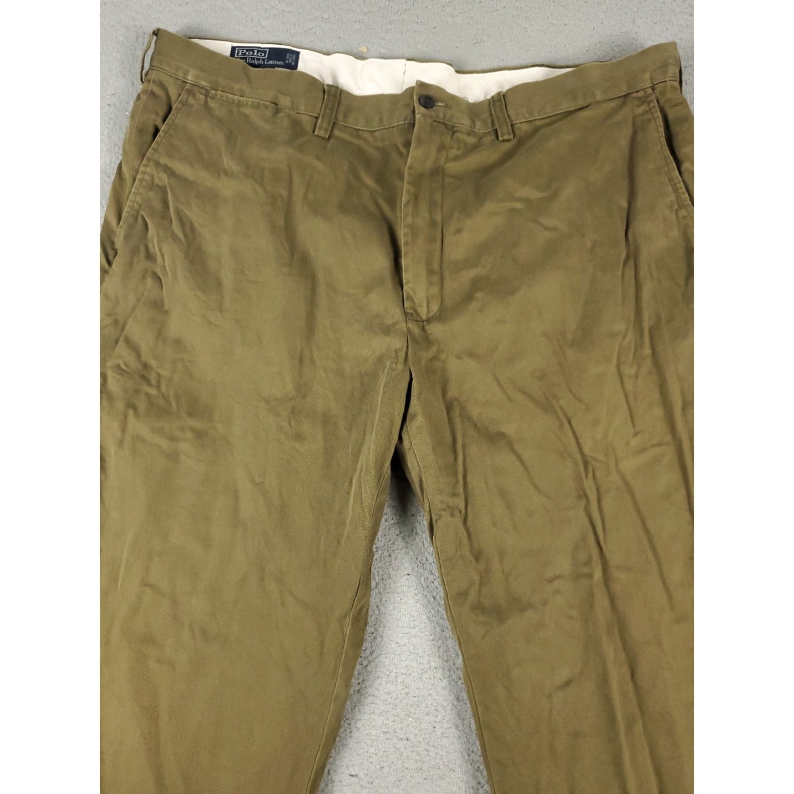 Ralph Lauren Ralph Lauren Chino Pants Mens 40x28 Beige Flat Front Casual Trousers Size US 40 / EU 56 - 2 Thumbnail