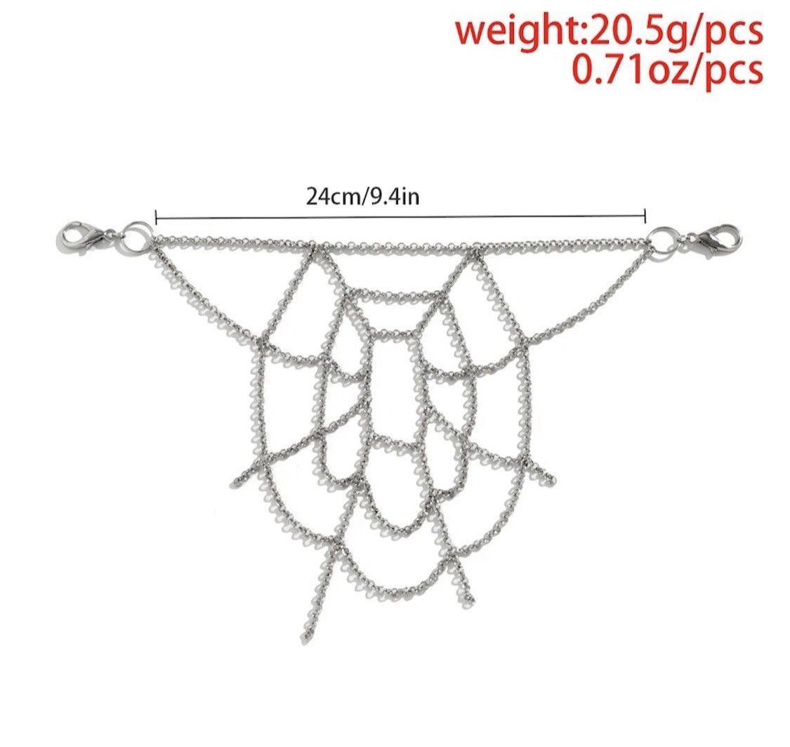 Jewelry Punk Rock Metal Pant Chain Size ONE SIZE - 4 Thumbnail
