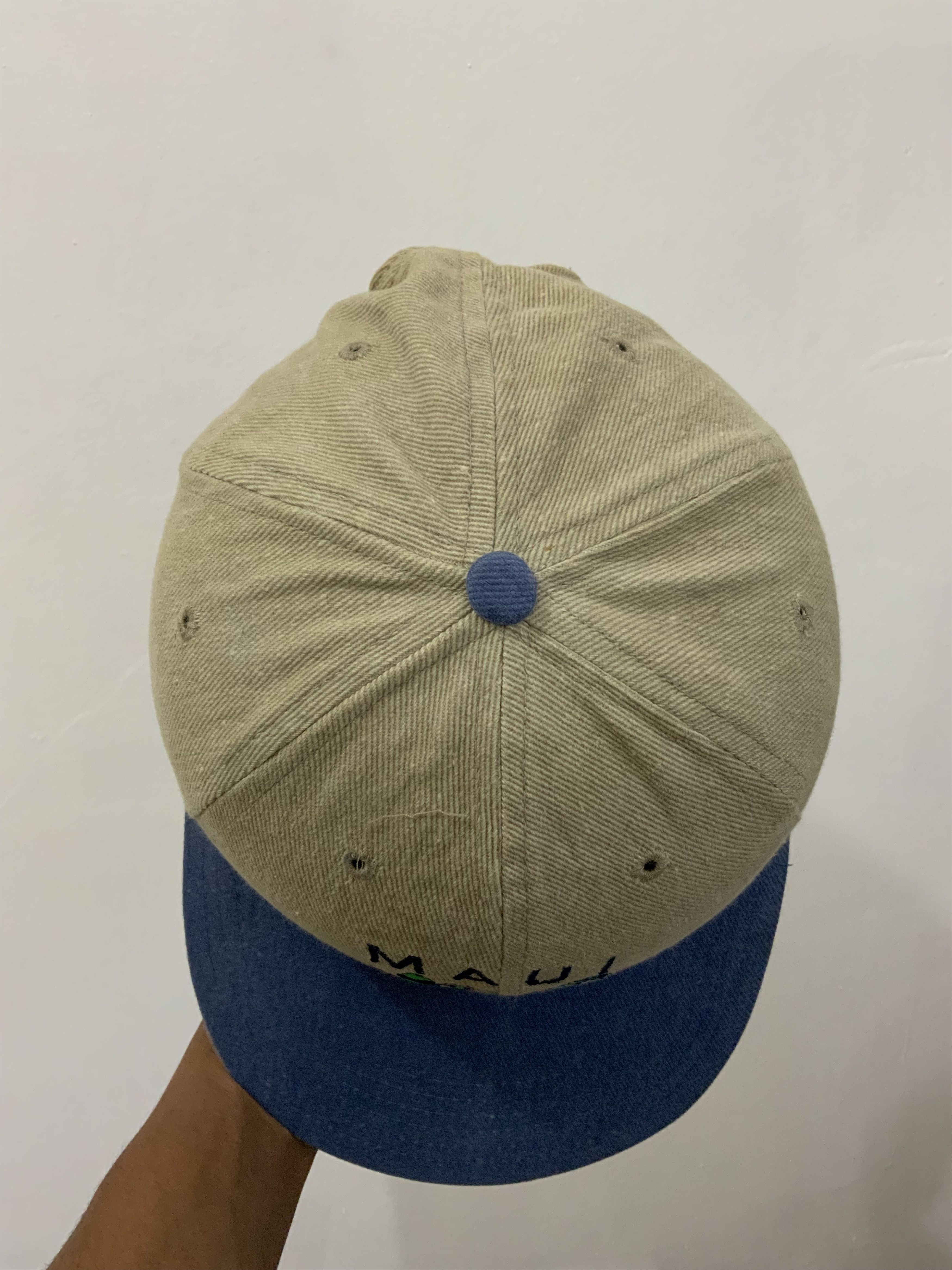 Vintage Maui Streetwear Denim Embroidery Hat Cap Size ONE SIZE - 6 Thumbnail
