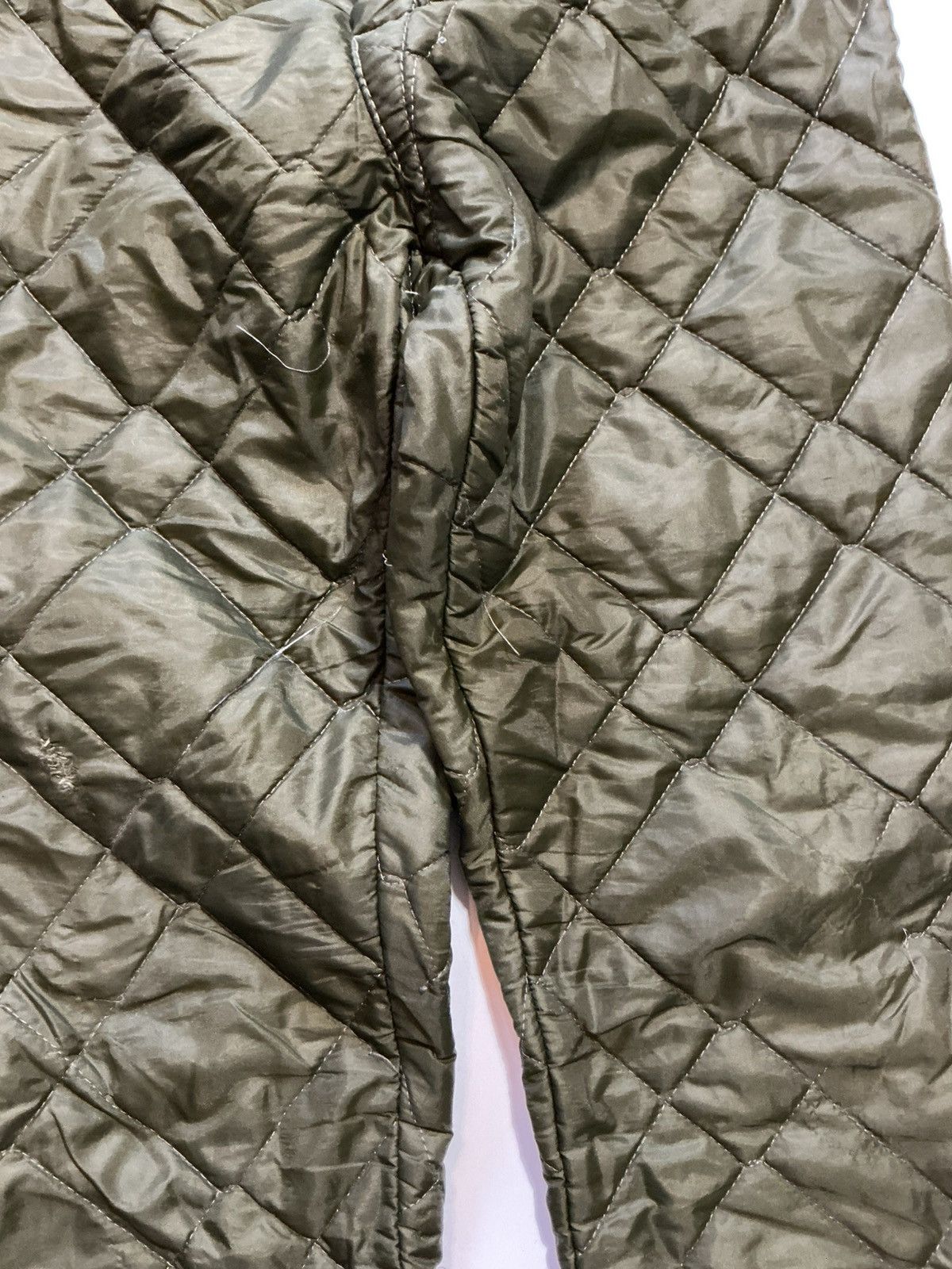 Vintage Vintage Military Army Olive Green Quilted Field Jogger Pants Size US 28 / EU 44 - 5 Thumbnail
