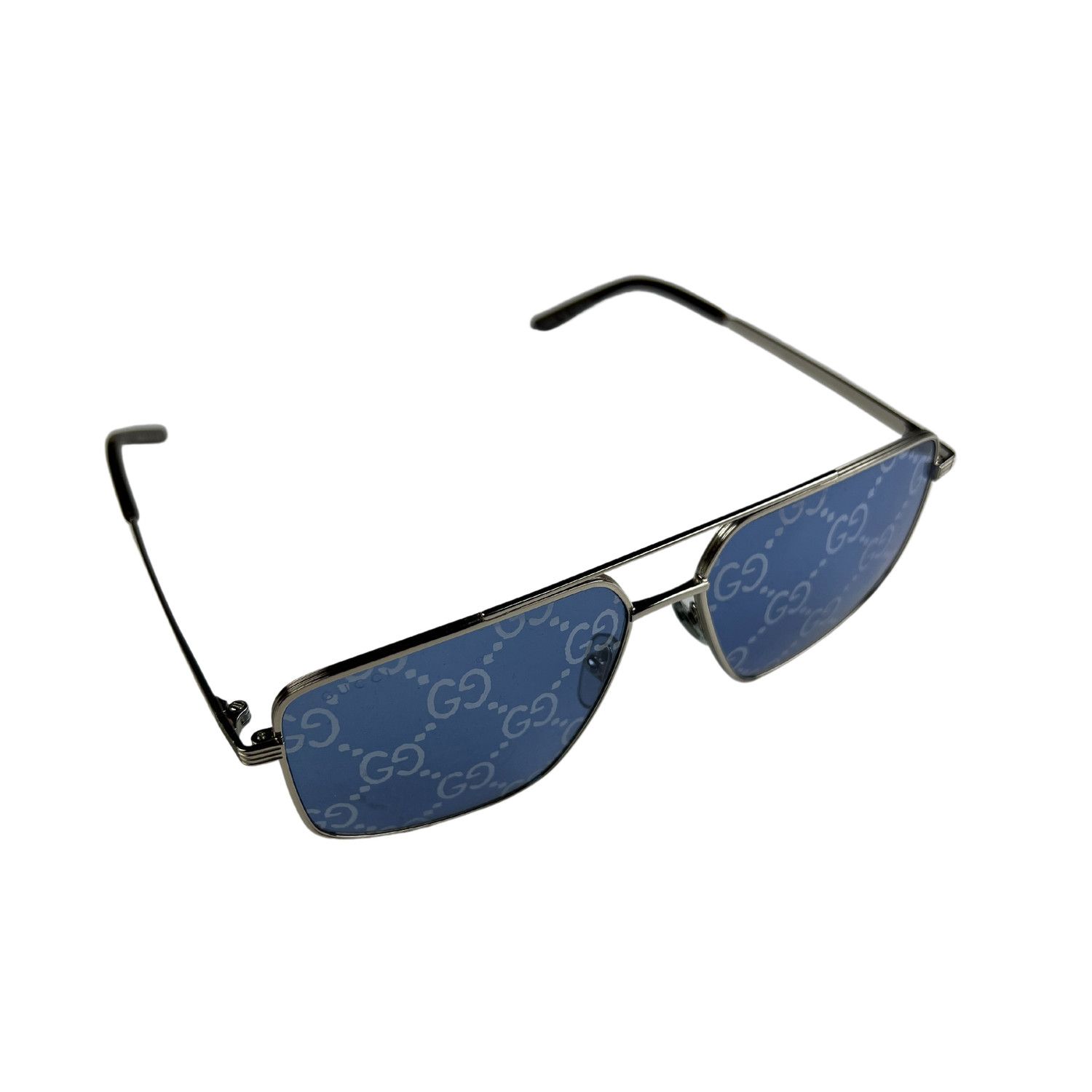 Gucci Gucci Pilot Monogram Sunglasses Size ONE SIZE - 3 Thumbnail