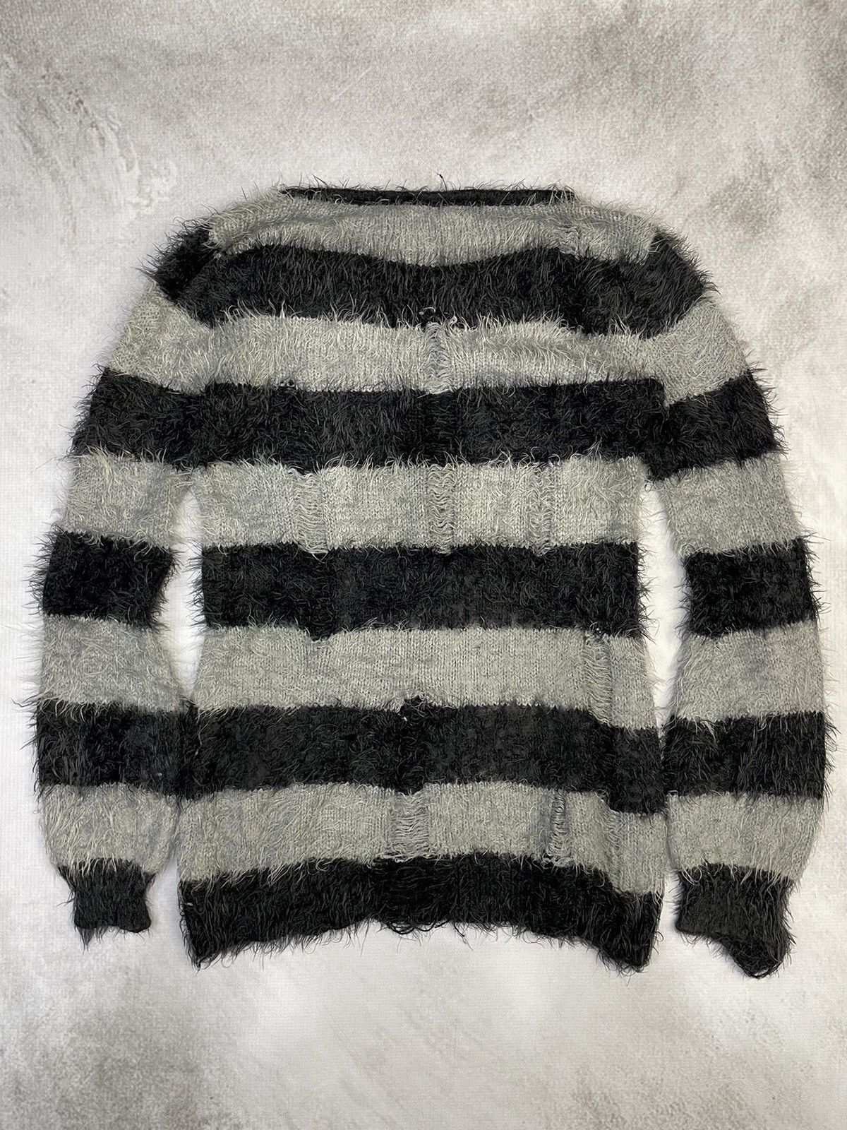Japanese Brand 2000s Anap Grunge Distressed Fuzzy Sweater Size US M / EU 48-50 / 2 - 6 Thumbnail