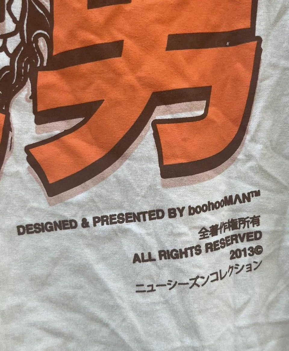Boohoo BoohooMAN Oversized Dragon Graphic Tee Cream NWT Size L Size US L / EU 52-54 / 3 - 5 Thumbnail
