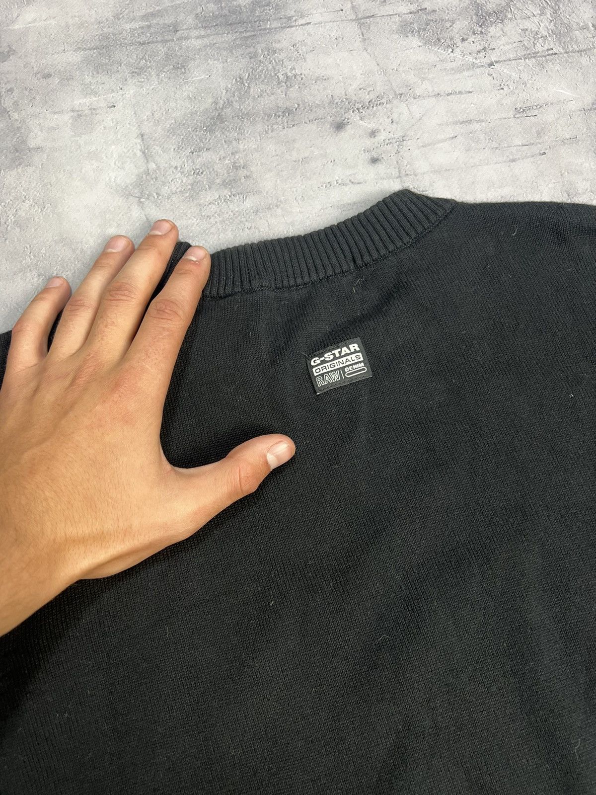 G-Star × Vintage Vintage G Star Raw Sweater Y2k Size M Size US M / EU 48-50 / 2 - 7 Thumbnail
