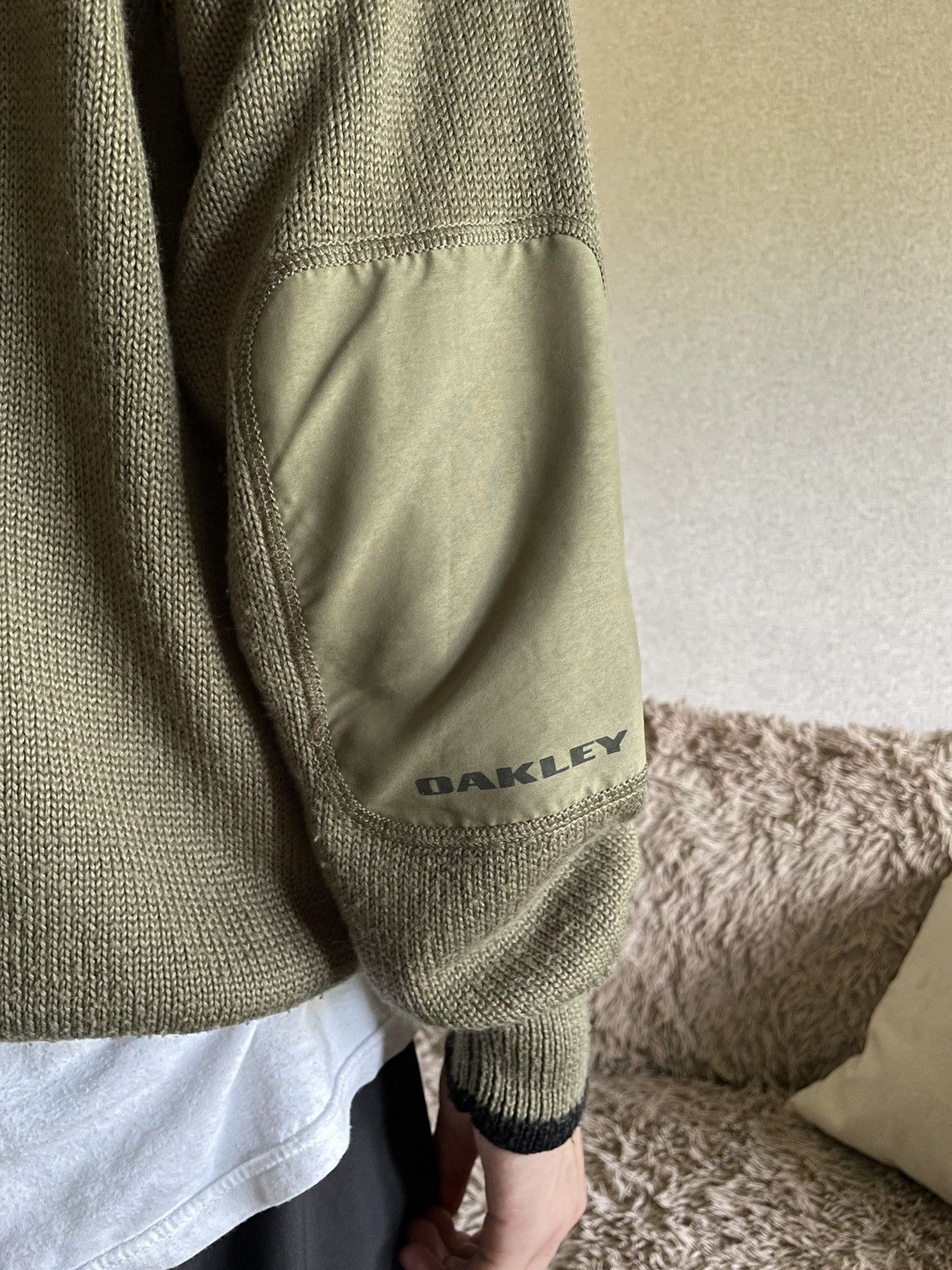 Oakley ☠️ OAKLEY 00s Nylon-Knitted Logo Knitwear Sweater M Size US M / EU 48-50 / 2 - 6 Thumbnail