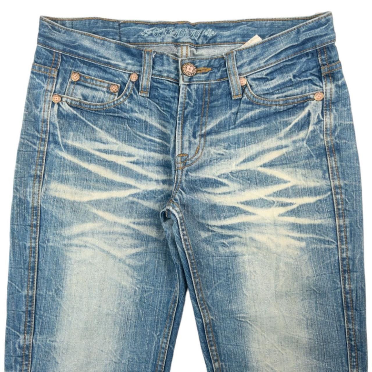 Other Vintage Oniarai Sequin Devil Japanese Denim Jeans Size W30 Size US 30 / EU 46 - 4 Thumbnail