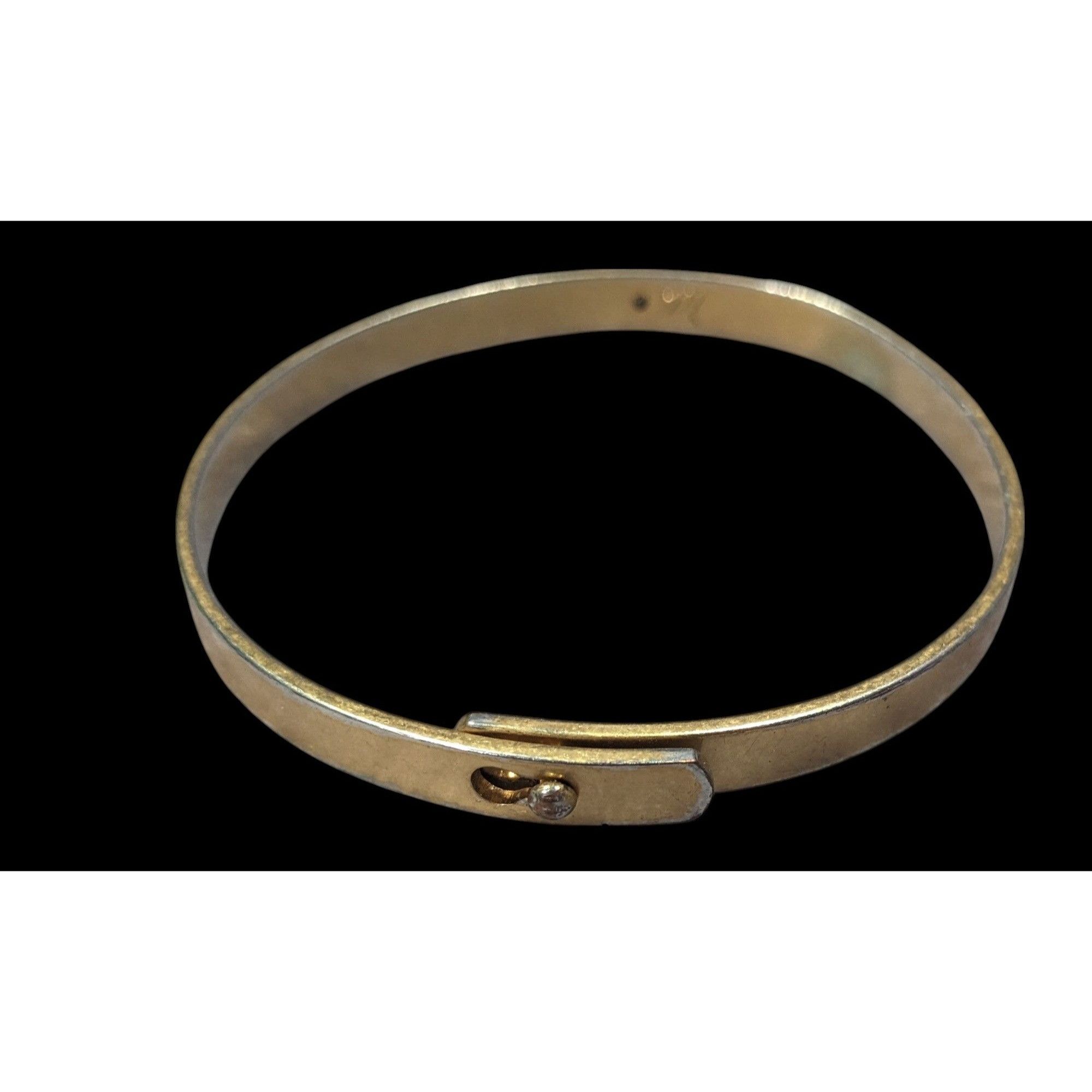 Madewell Madewell Preppy Gold Tone Bangle Bracelet Size ONE SIZE - 3 Thumbnail