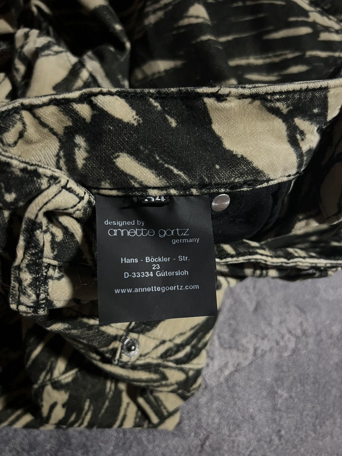 Ann Demeulemeester × Annette Gortz × Designer Annette Görtz Finto Trouser Pants Womens Luxury Designer Size 34" / US 12 / IT 48 - 8 Thumbnail