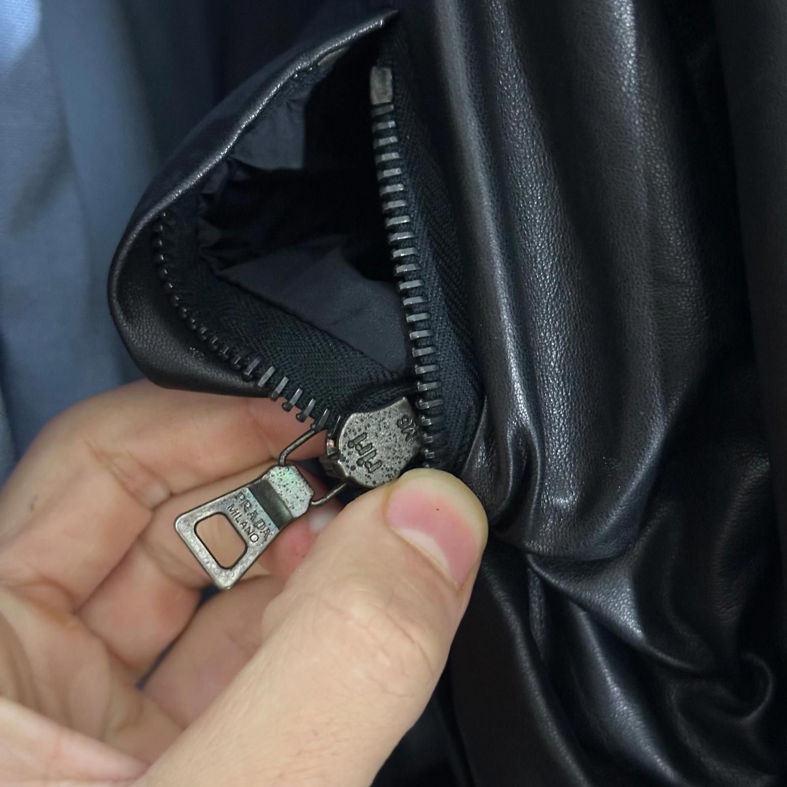 Prada Prada Sport 2007 Glove Leather + Nylon Reversible Jacket - L Size US L / EU 52-54 / 3 - 6 Thumbnail