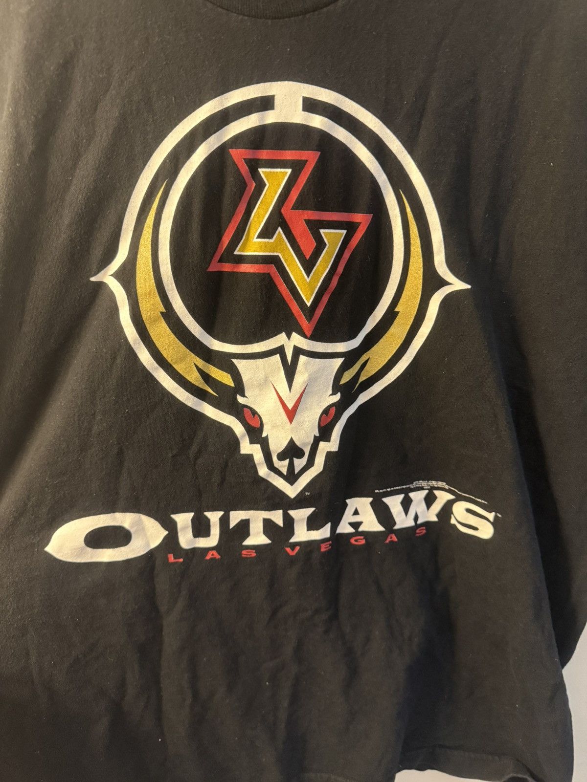 Vintage Vintage XFL Las Vegas Outlaws football shirt Size US XL / EU 56 / 4 - 2 Thumbnail