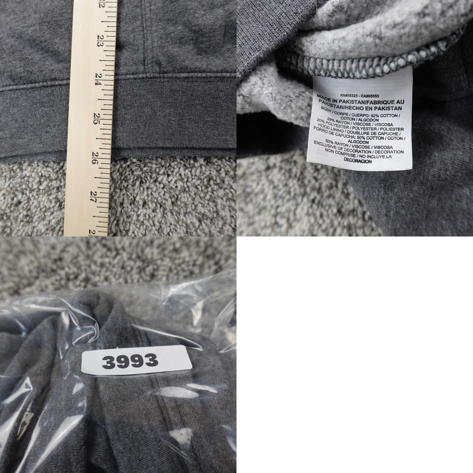Nike Nike Sweater Mens Small Gray Swoosh Outdoor Athletic Sweatshirt Hoodie Size US S / EU 44-46 / 1 - 8 Thumbnail