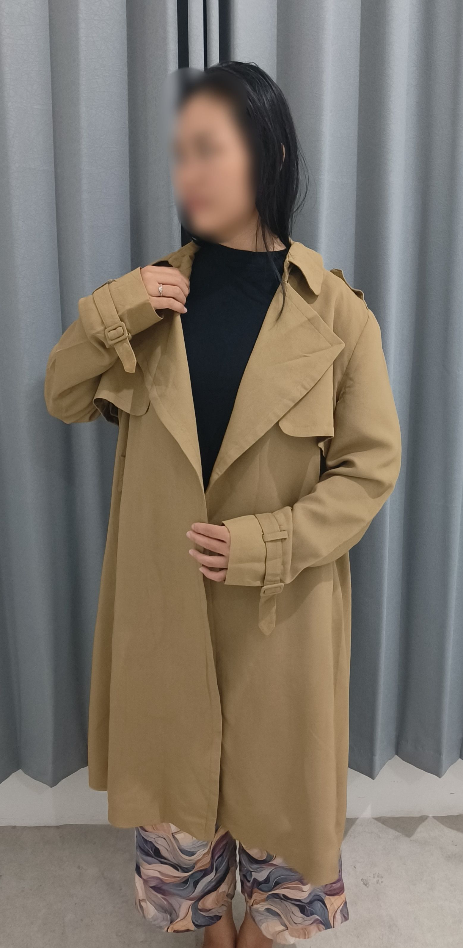 Massimo Dutti Authentic! MASSIMO DUTTI Women's Trench Coat Size M / US 6-8 / IT 42-44 - 11 Thumbnail