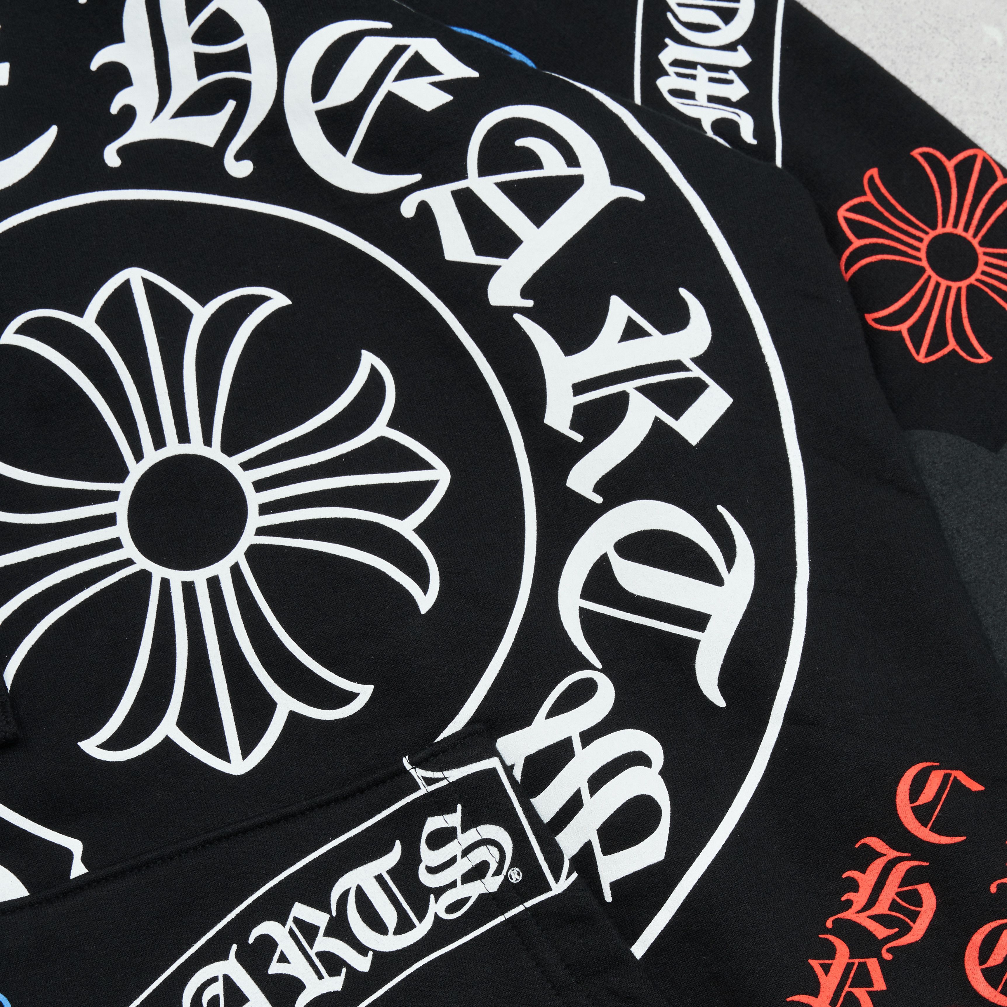 Chrome Hearts CHROME HEARTS Stencil Hoodie BLACK Size US S / EU 44-46 / 1 - 5 Thumbnail